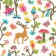 Papel pintado Sanderson Arboretum Forest of Dean Brights Multi 217217