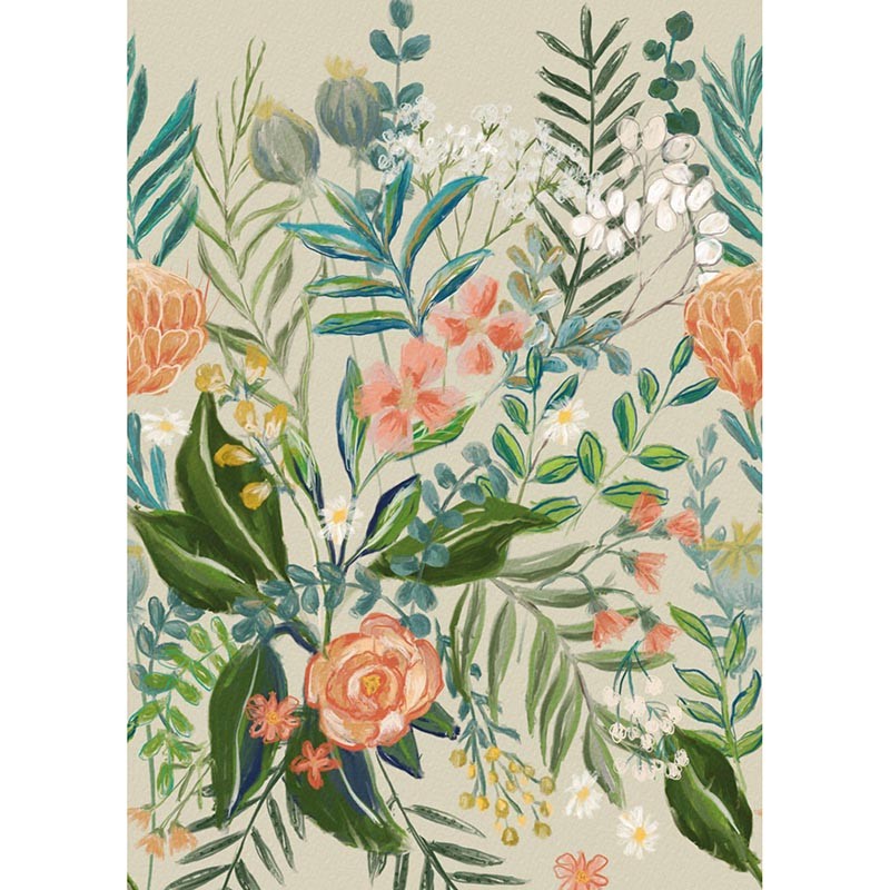 Mural Iberostil Dreaming of Nature Naif Garden INK7758