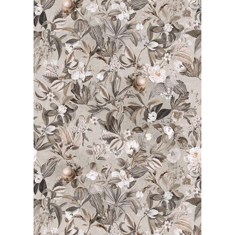 Mural Iberostil Dreaming of Nature Romantic Nature Gray INK7744