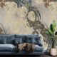 Mural Iberostil Dreaming of Nature Monstera Big Gray INK7736
