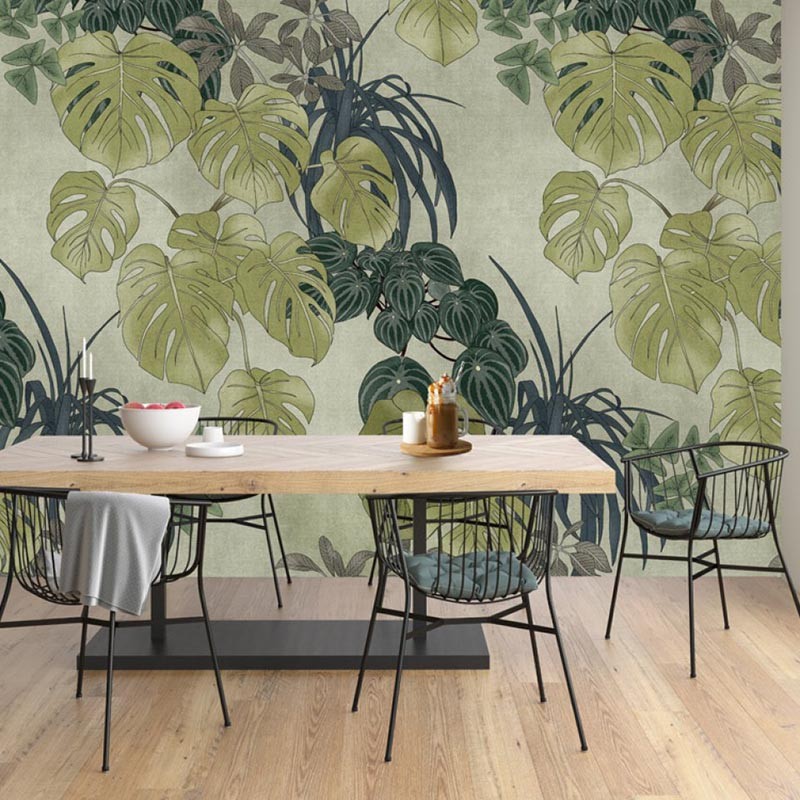 Mural Iberostil Dreaming of Nature Monstera Big Green INK7735