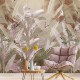Mural Iberostil Dreaming of Nature Surreal Forest Lilac INK7734