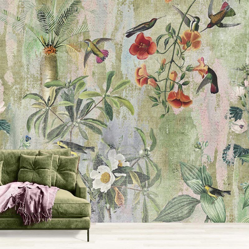 Mural Iberostil Dreaming of Nature Amazonia Green INK7721