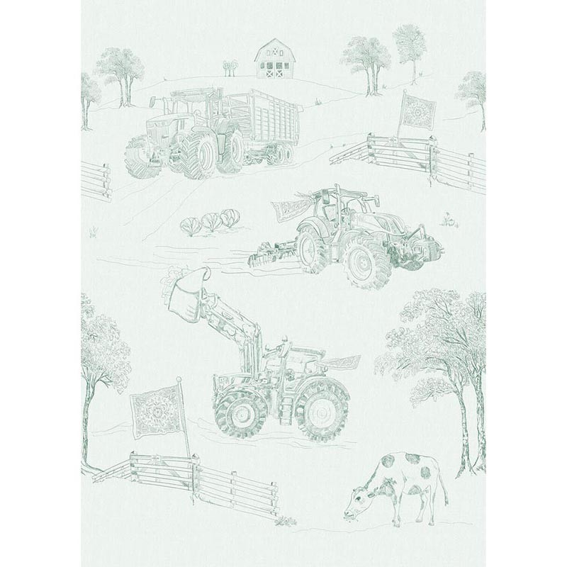 Mural infantil Iberostil Olive & Noah Farmlife Toile INK7837