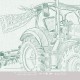 Mural infantil Iberostil Olive & Noah Farmlife Toile INK7837