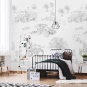 Olive & Noah INK7836 Farmlife Toile Mural Infantil