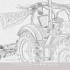 Mural infantil Iberostil Olive & Noah Farmlife Toile INK7836