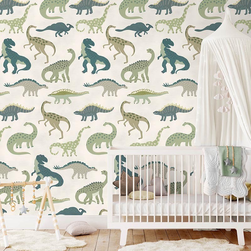 Mural infantil Iberostil Olive & Noah Dino's Play INK7831