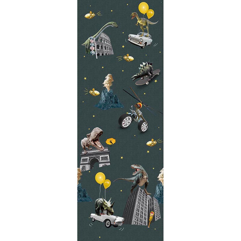 Mural infantil Iberostil Olive & Noah It's a Crazy World INK7826
