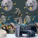 Olive & Noah INK7823 It's a Crazy World Mural Infantil