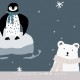 Mural infantil Iberostil Olive & Noah Winterworld INK7822