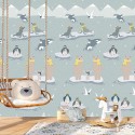 Olive & Noah INK7821 Winterworld Mural Infantil