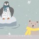 Mural infantil Iberostil Olive & Noah Winterworld INK7821