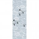 Olive & Noah INK7820 Soft Blue Clouds Mural Infantil