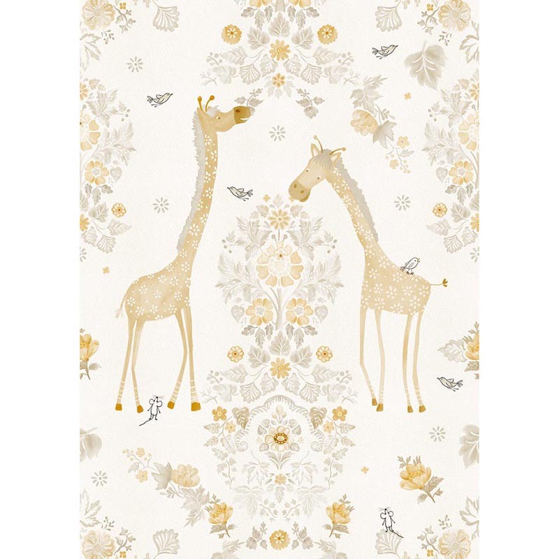 Mural infantil Iberostil Olive & Noah Giraffe's Eden INK7812