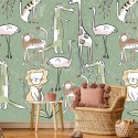 Olive & Noah INK7809 Simple Jungle Mural Infantil