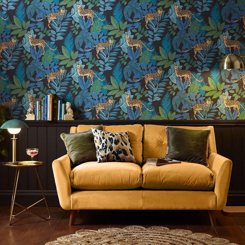 Papel pintado Saint Honoré Envy Cheetin Night 118610