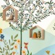Mural decorativo infantil Caselio Let's Go Girls Heidi LGG105120705
