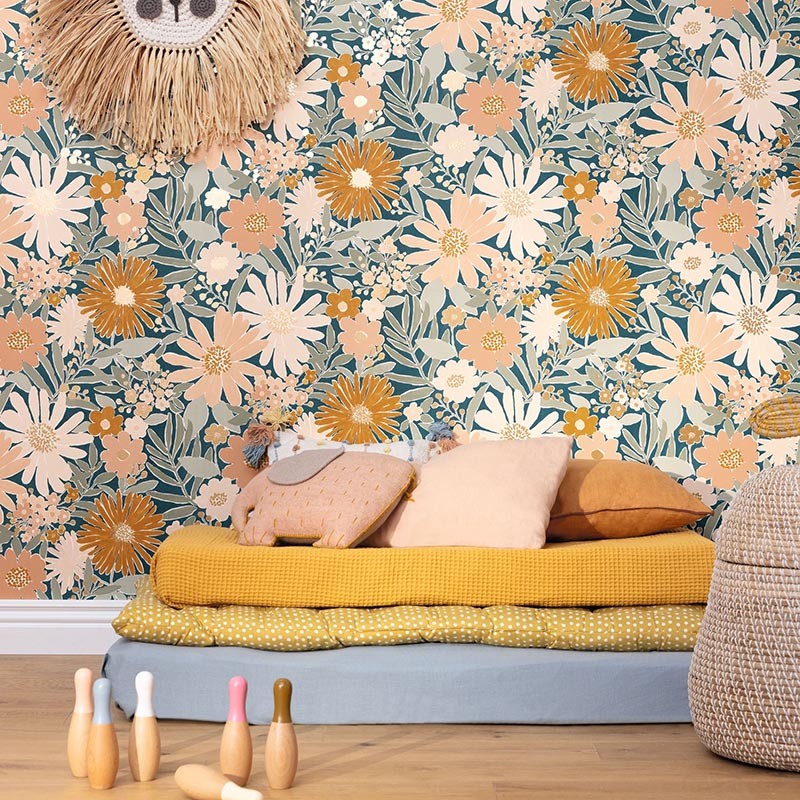 Papel pintado infantil Caselio Let's Go Girls Marguerite LGG104436498
