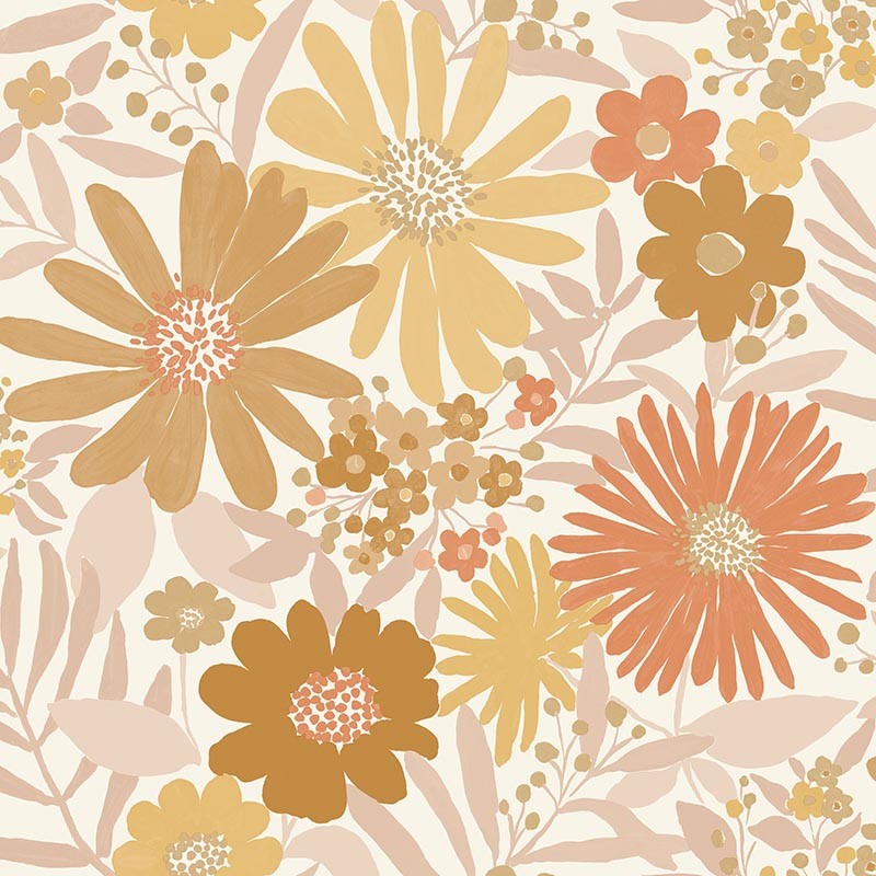 Papel pintado infantil Caselio Let's Go Girls Marguerite LGG104430436