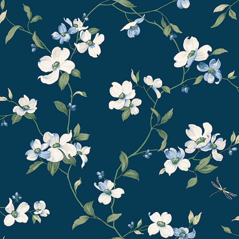 Papel pintado York Wallcoverings Blooms Dogwood BL1761