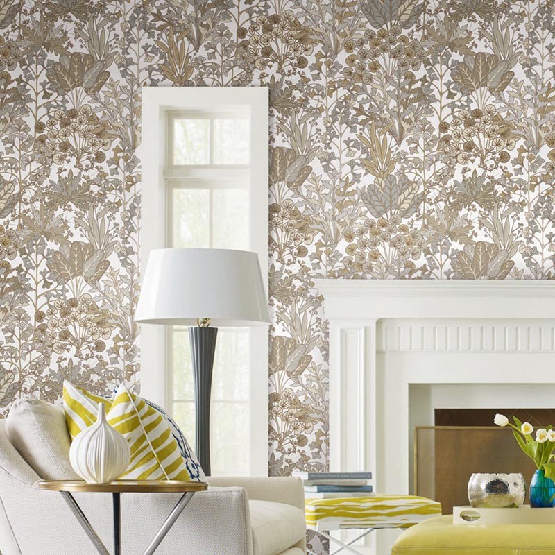 Papel pintado York Wallcoverings Blooms Forest Floor BL1815