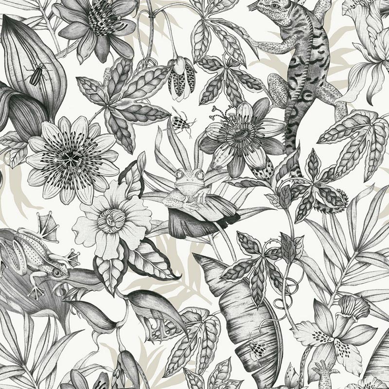 Papel pintado York Wallcoverings Blooms Rainforest BL1703