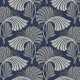 Papel pintado York Wallcoverings After Eights Dancing Leaves 1881-DT5133