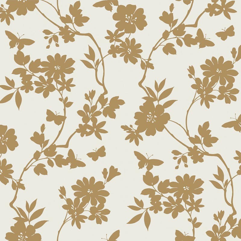 Papel pintado York Wallcoverings After Eight Flutter Vine 1881-DT5022