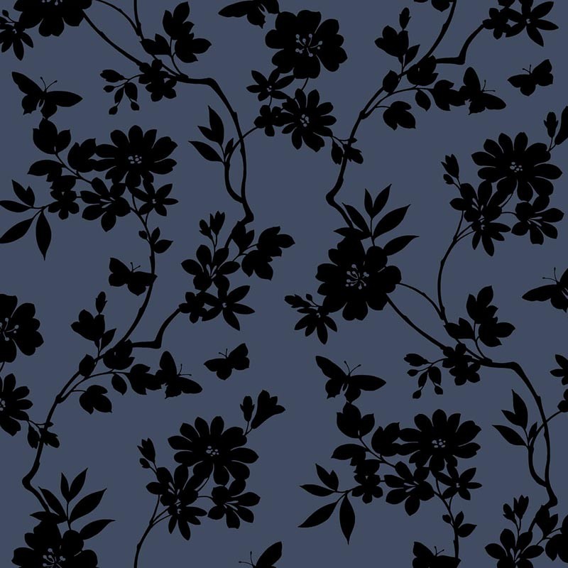 Papel pintado York Wallcoverings After Eight Flutter Vine 1881-DT5021