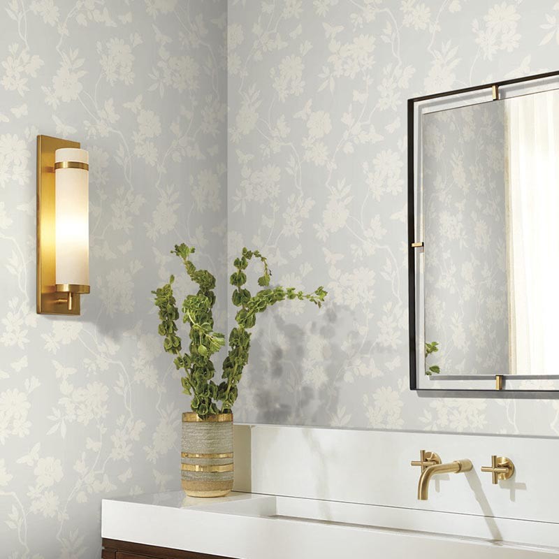 Papel pintado York Wallcoverings After Eight Flutter Vine 1881-DT5024