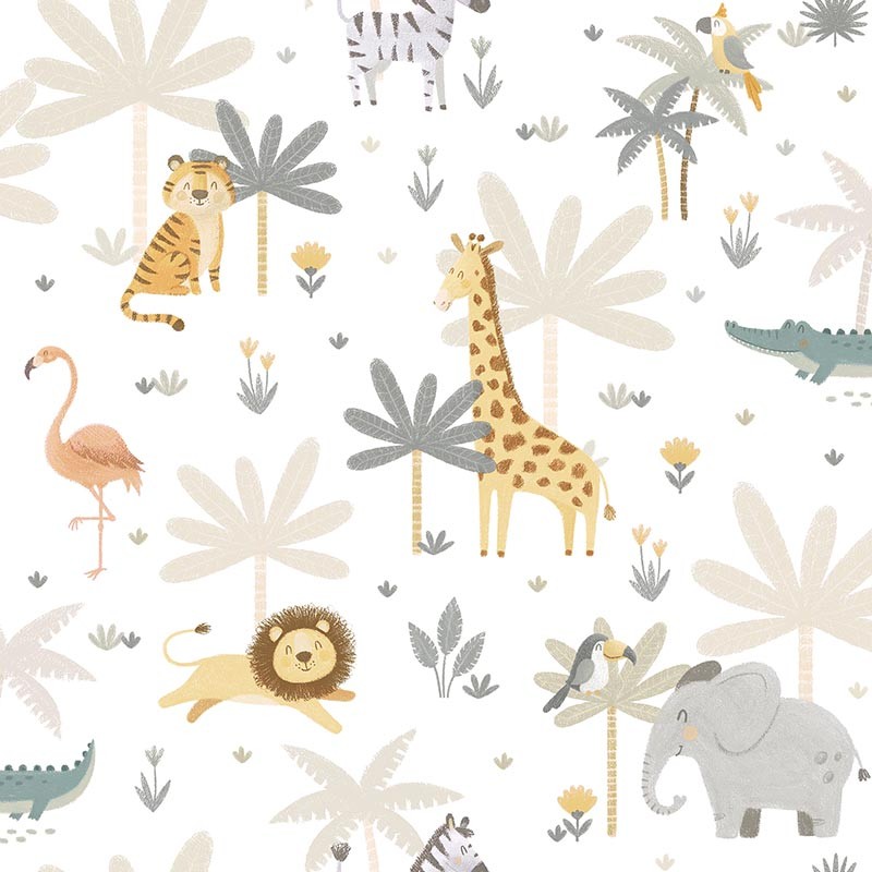 Papel pintado ICH Wallpaper Mika Happy Jungle 974-1