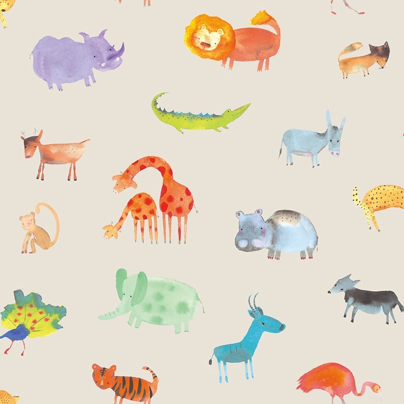 Papel pintado infantil Ventura Paula Alenda Pint Safari 35101 A