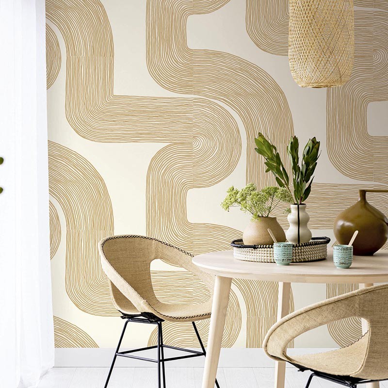 Mural Caselio Pimp My Wall Curving Lines PMW104771005
