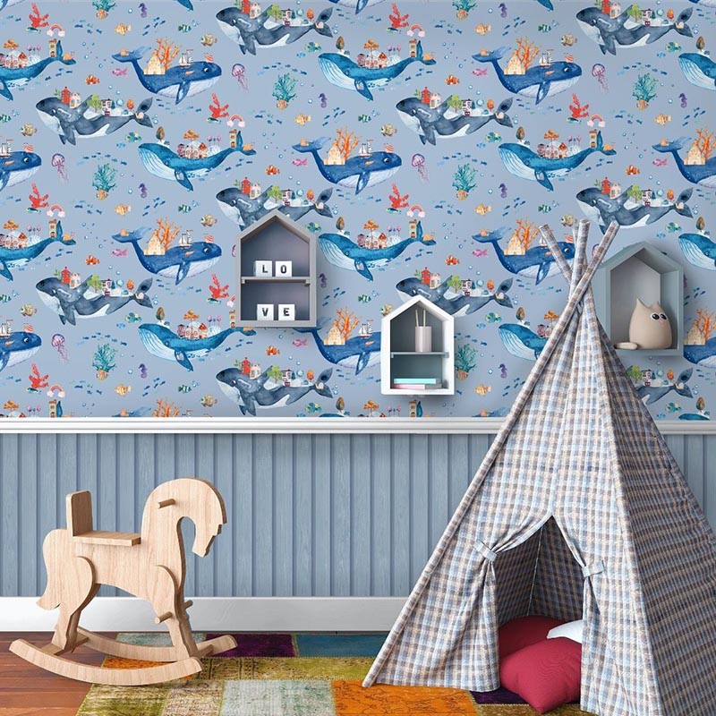 Papel pintado Holden Dream Catcher Whale Town 13220