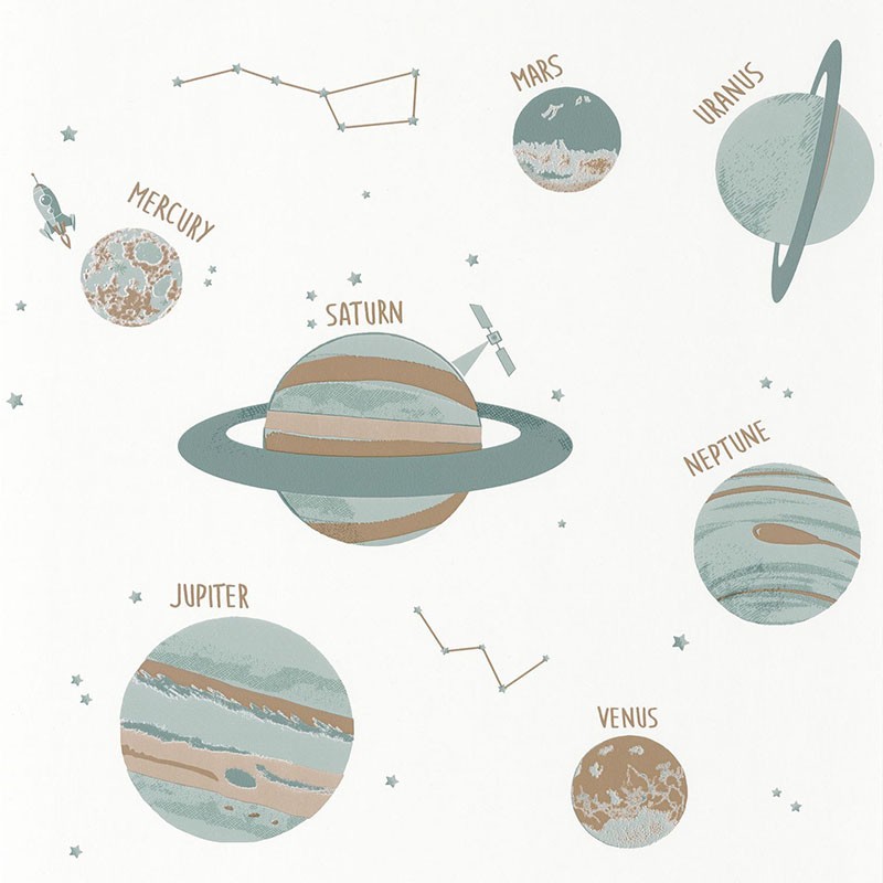 Papel pintado infantil Caselio Our Planet Universe OUP101907102