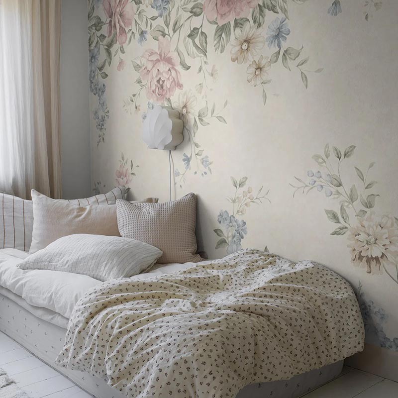 Mural infantil Boras Tapeter Newbie II Flower Garden 6944