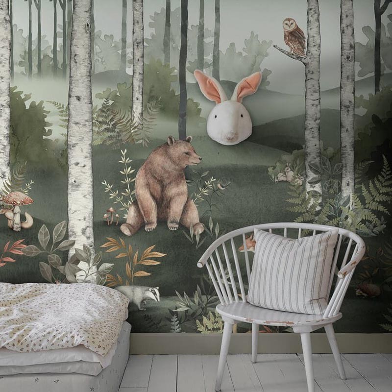 Mural infantil Boras Tapeter Newbie II Wild Forest 6943