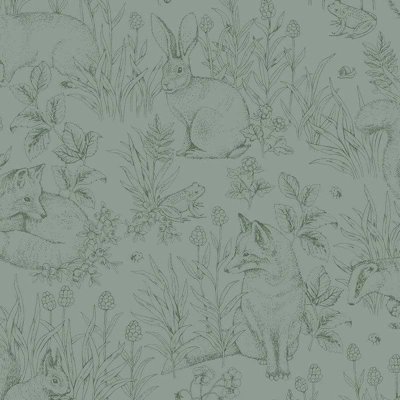 Papel pintado Boras Tapeter Newbie II Forest Friends 7477