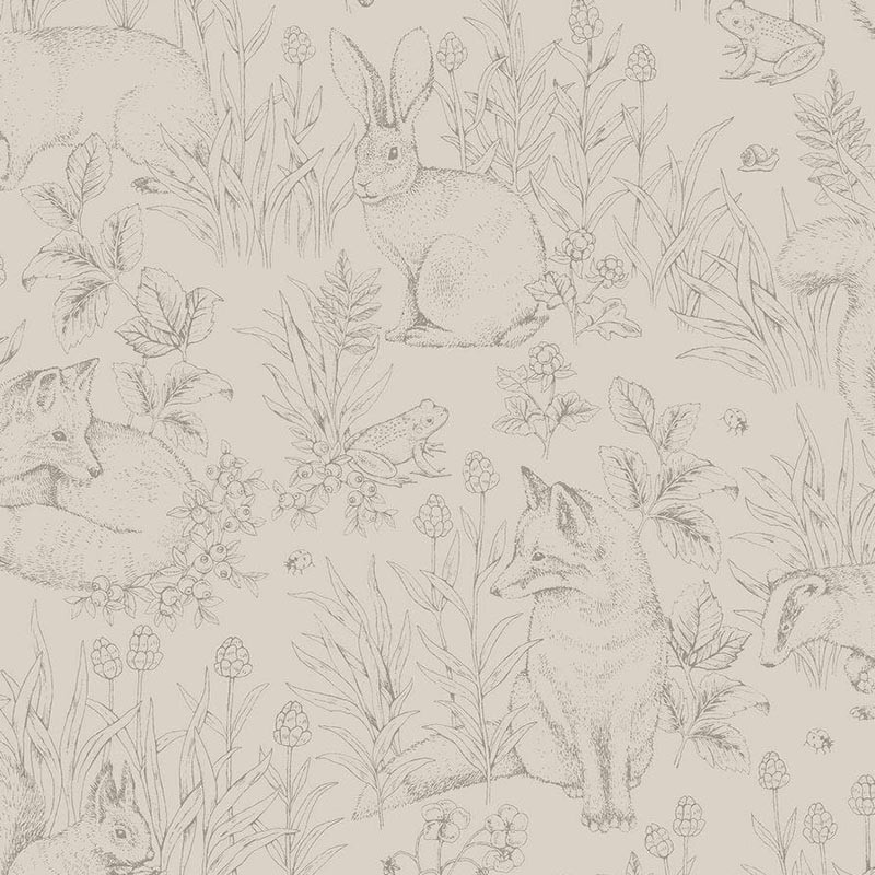 Papel pintado Boras Tapeter Newbie II Forest Friends 6922
