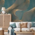 Connected INK7890 Ocean Wave Mural
