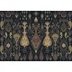 Mural Coordonne Ikart Boho Black A00846