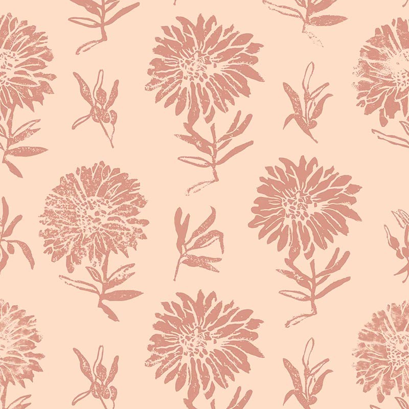 Papel Pintado Coordonne Lur Parterre Rosa A00636