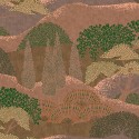 Lur Jardín Japonés Coral A00625 Papel Coordonné