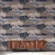 Papel Pintado Coordonne Lur Jardín Japonés Añil A00624