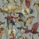 Papel Pintado Coordonne Lur Jardín Rojo Celeste A00601