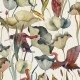 Papel Pintado Coordonne Lur Jardín Rojo Algodón A00600