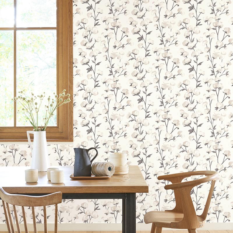 Papel pintado Casadeco Soliflore Cotton Flower SOLI200290909