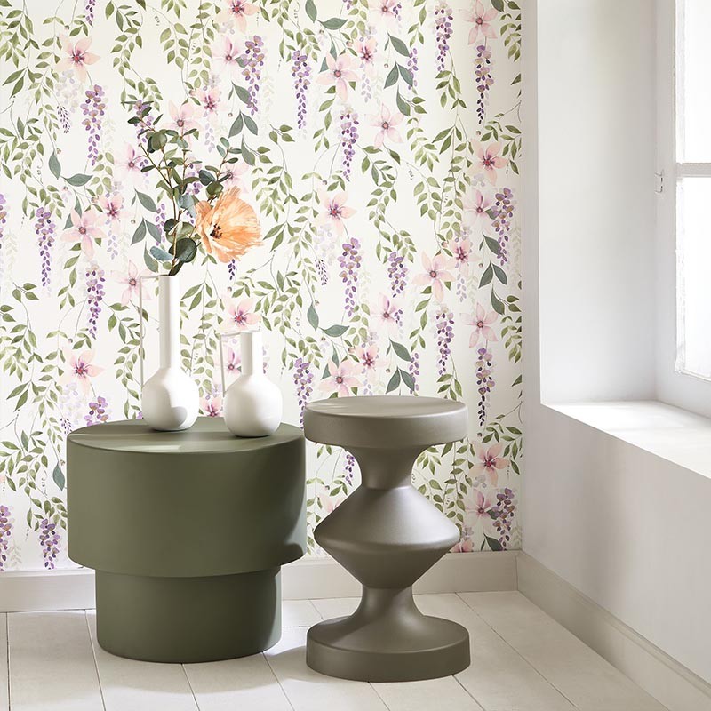 Papel pintado Casadeco Soliflore Wisteria SOLI200305665