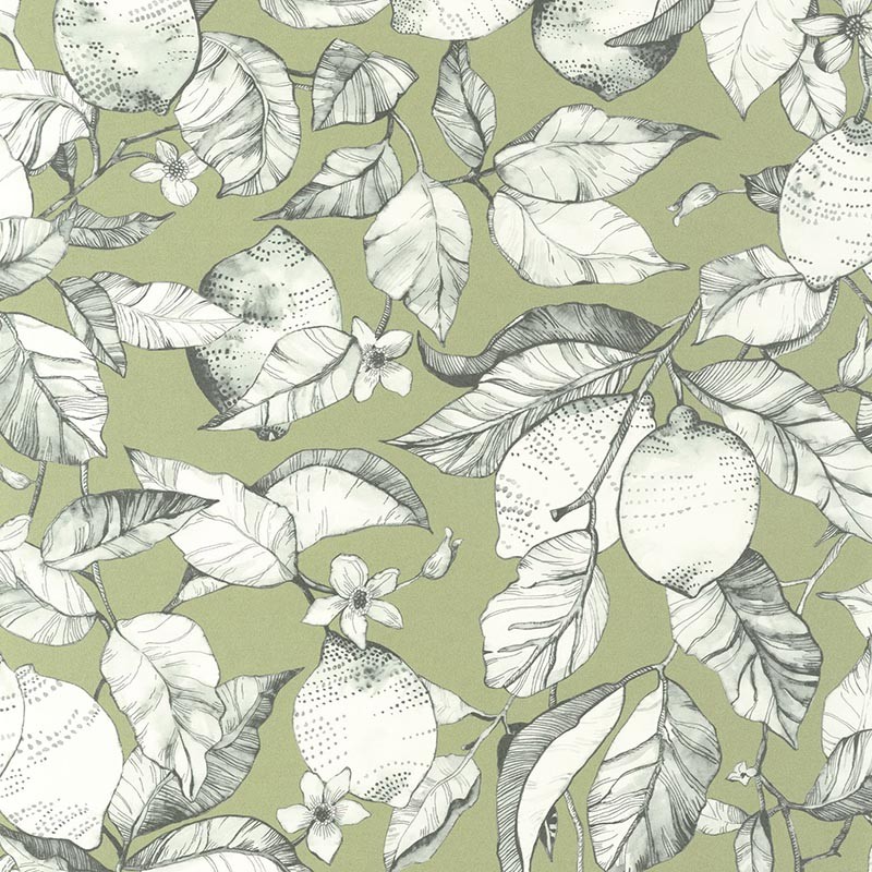 Papel pintado Casadeco Soliflore Lemon Tree SOLI200277313